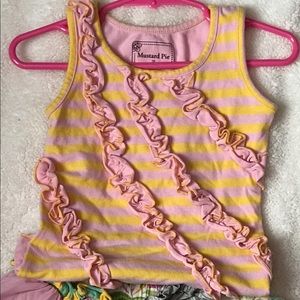 Size 2t Mustard Pie Shirt